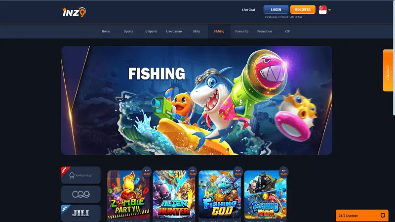 INZ9 Casino Fishing Games