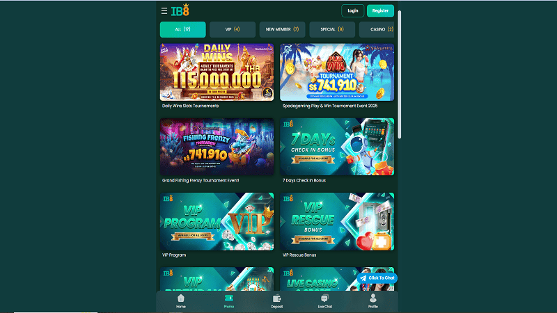 IB8 Casino Promotions IB8 Casino Promotions