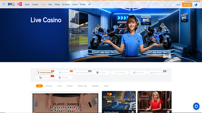 BK8 Casino Live Casino
