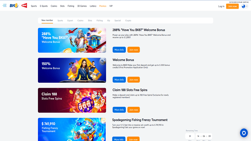 BK8 Casino Promotions
