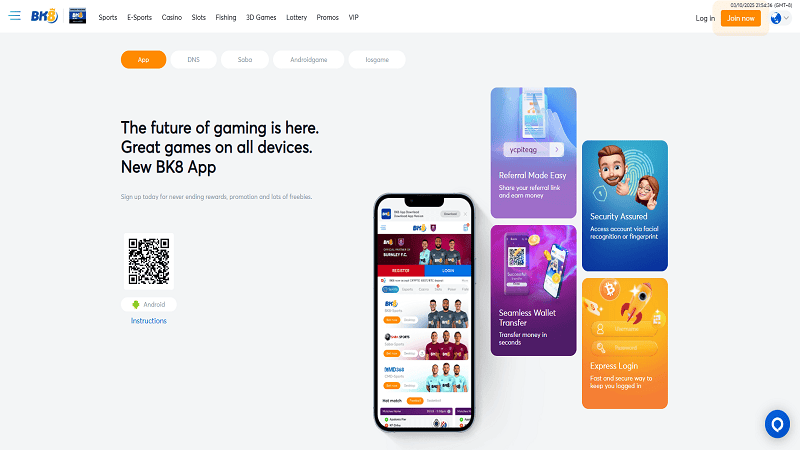 BK8 Casino Mobile App