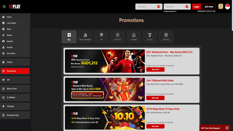 12Play Casino Promotions 12Play Casino Promotions