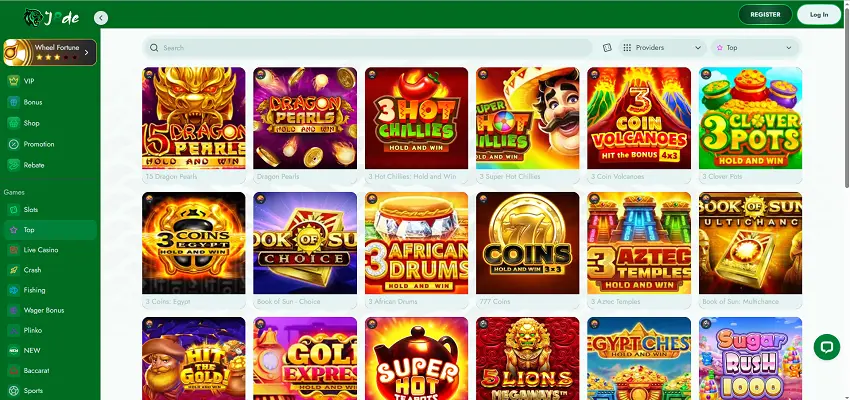 J8de Casino Games