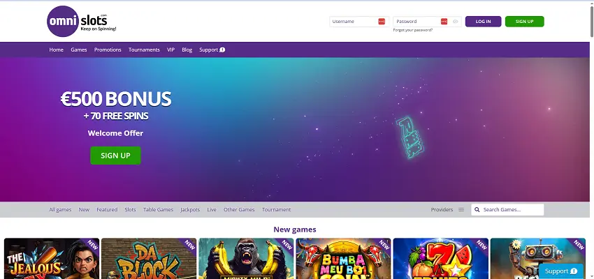 Omni Slots casino Home Page Omni Slots casino Home Page