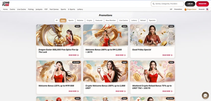 LongFu88 Casino Bonuses and Promotions LongFu88 Casino Bonuses and Promotions