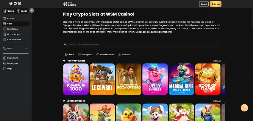 WSM Casino Slots WSM Casino Slots