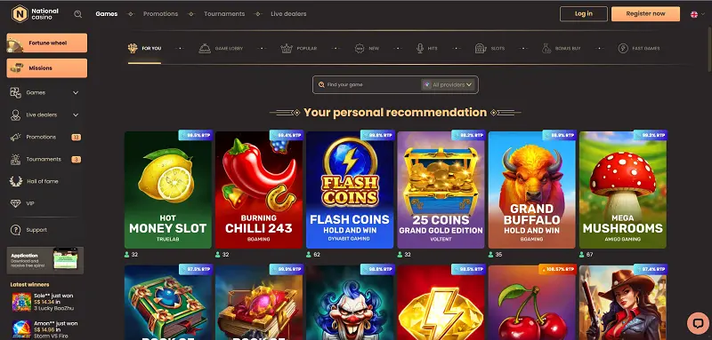 National Casino Games National Casino Games