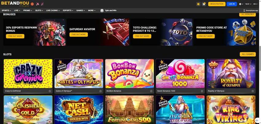 BetAndYou Casino Slots BetAndYou Casino Slots