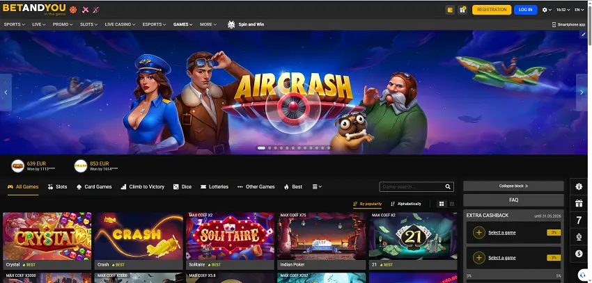 BetAndYou Casino Games BetAndYou Casino Games
