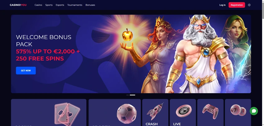 CasinoAndYou Casino Home Page and Welcome Bonus CasinoAndYou Casino Home Page and Welcome Bonus