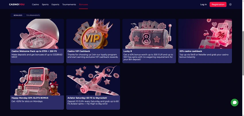 CasinoAndYou Casino Bonuses and Promotions CasinoAndYou Casino Bonuses and Promotions